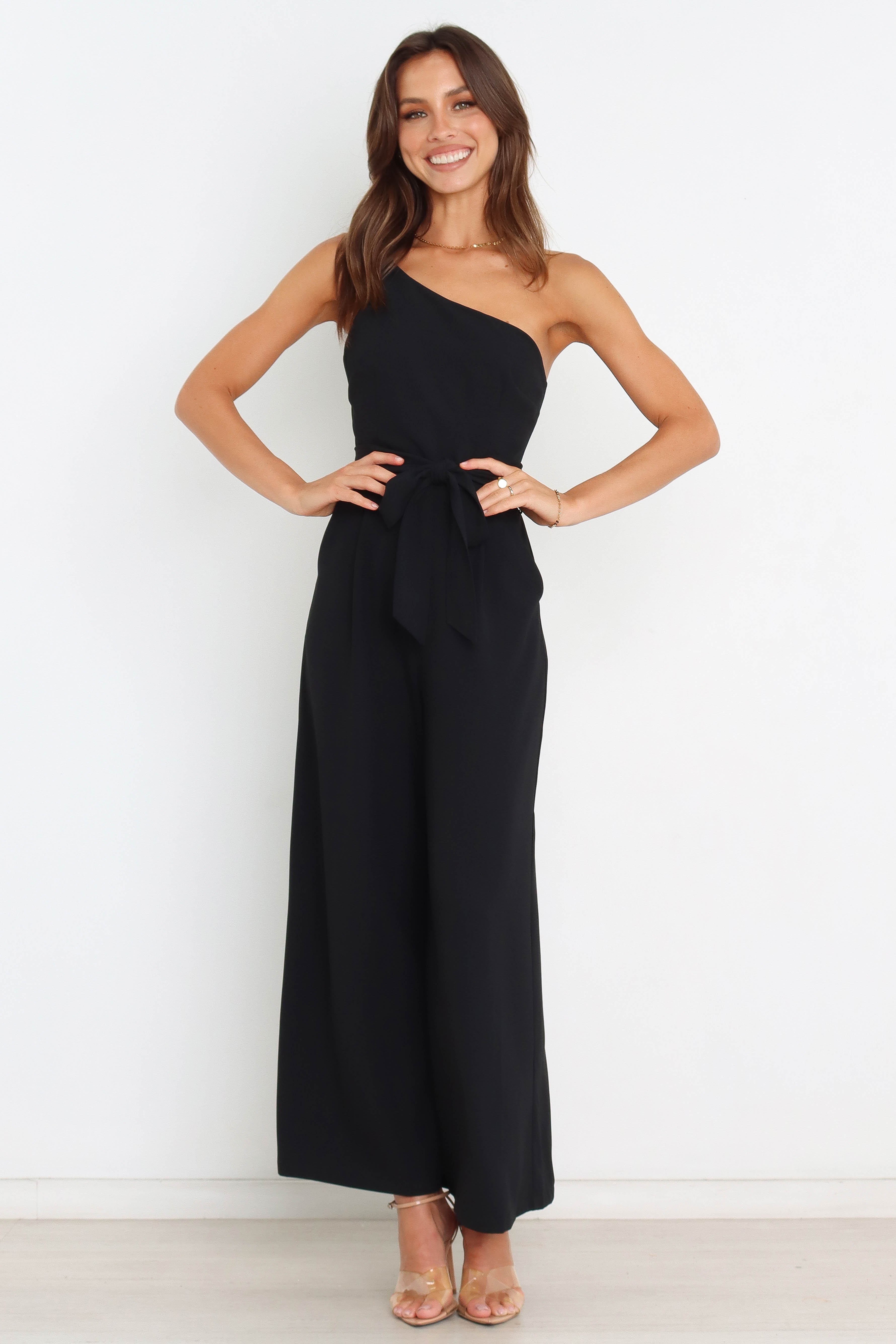 Leyton Jumpsuit - Black-Ladys Street