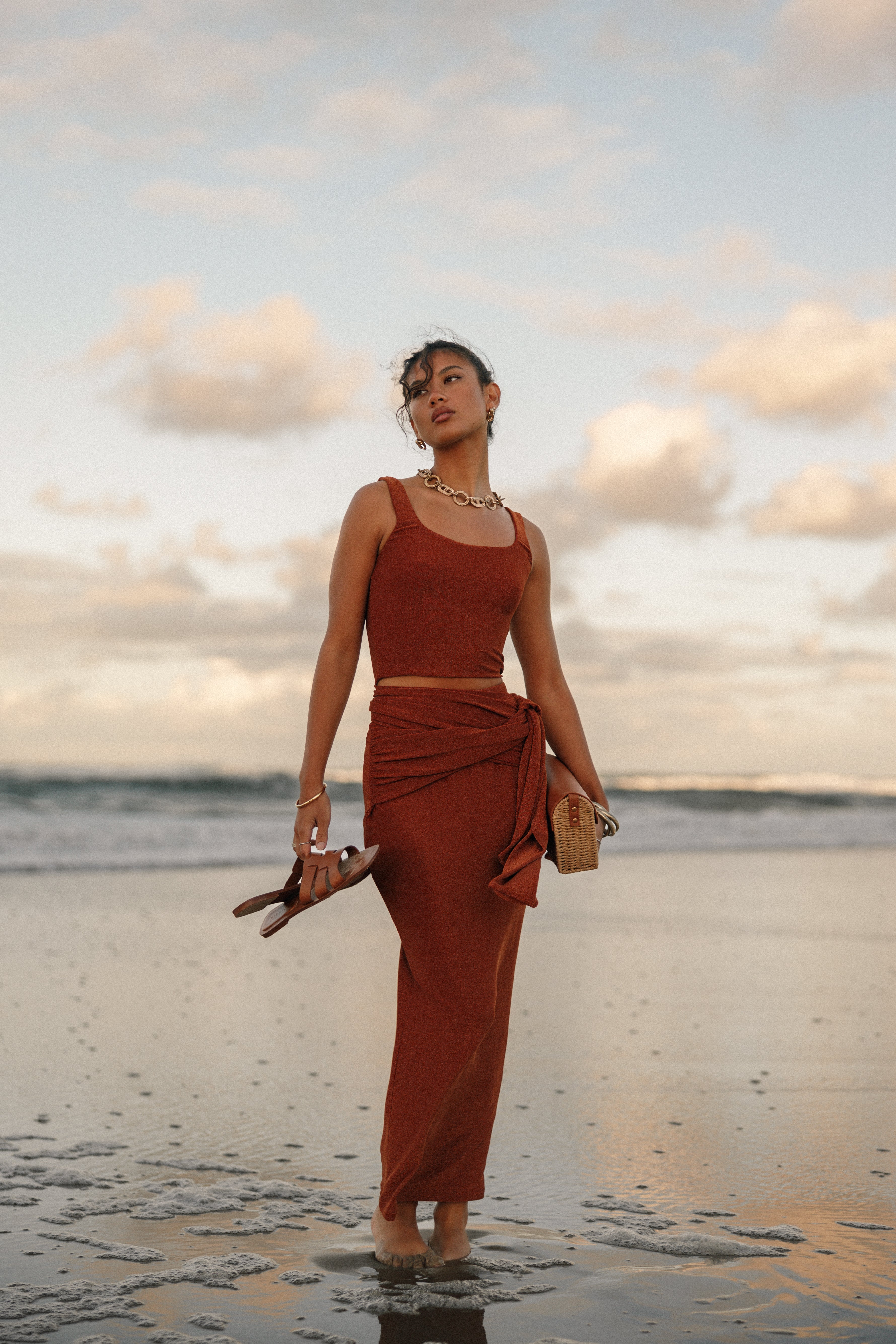 Lena Set - Bronze-Ladys Street