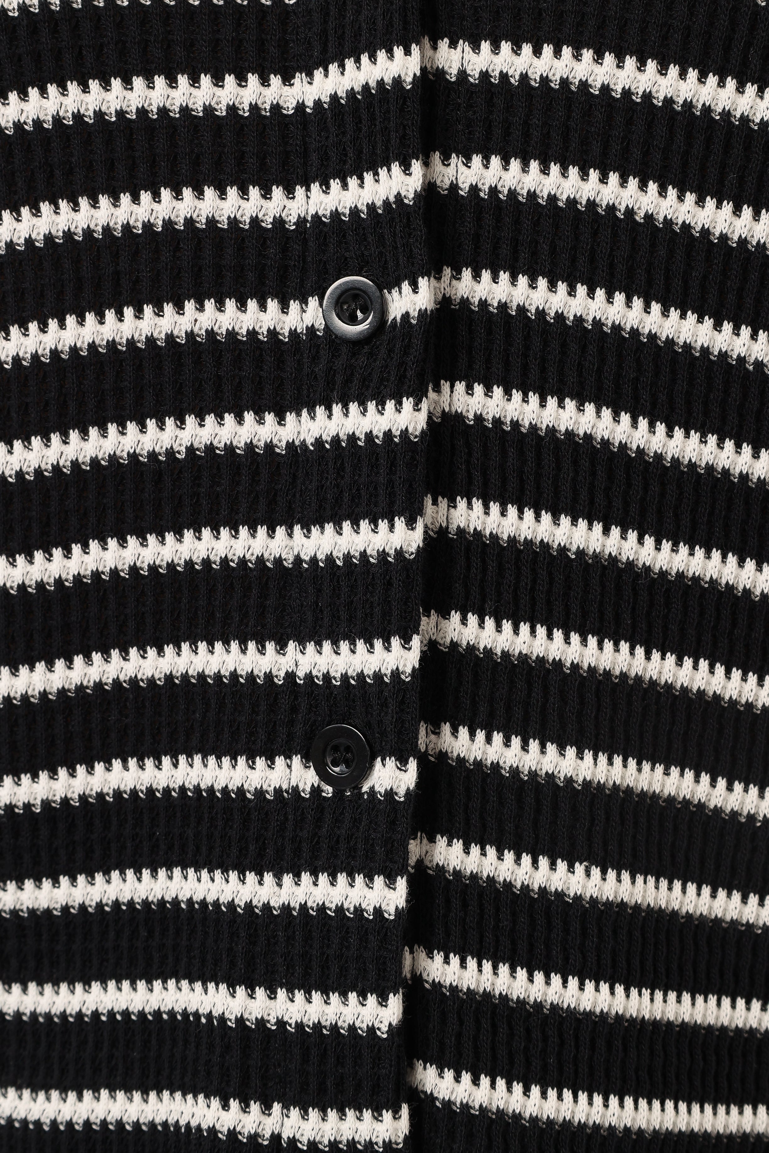 Linnea Short Set - Black White-Ladys Street