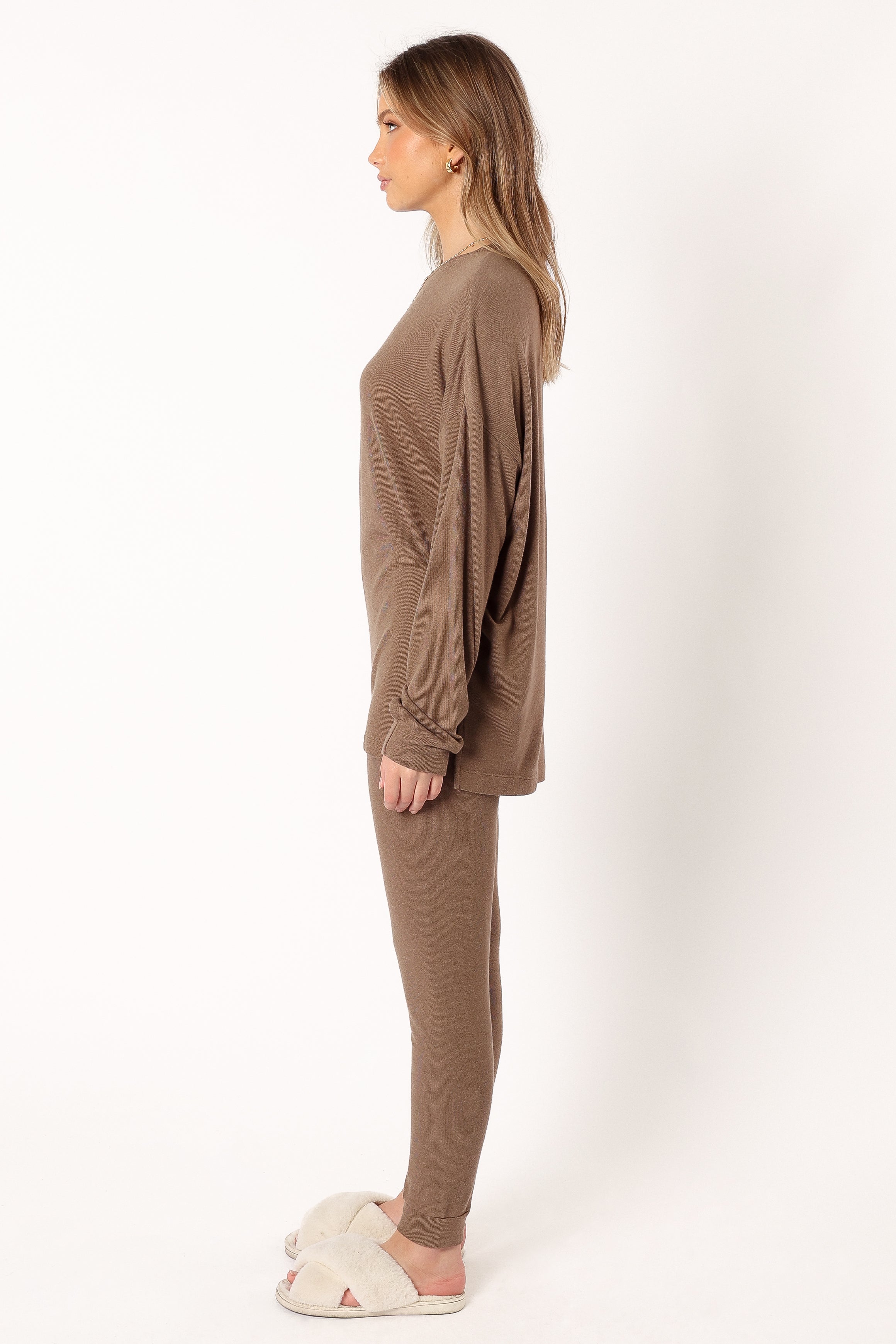 Margo Two Piece Set - Mocha-Ladys Street