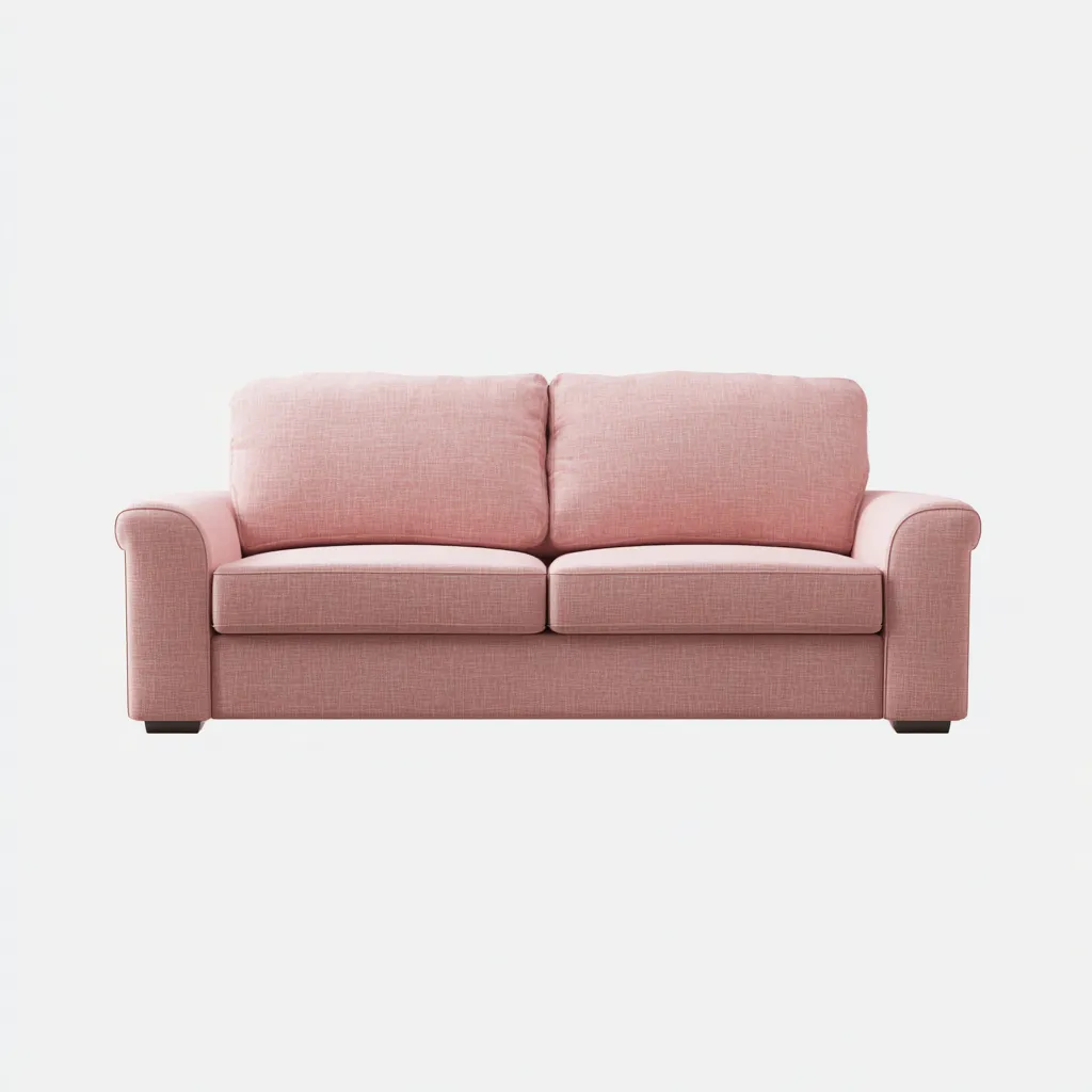 Twee zitsbank - stof - 165x88x85 cm - roze - modern ontwerp-Chicuse