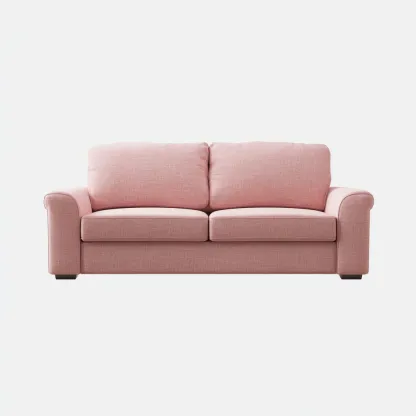 Twee zitsbank - stof - 165x88x85 cm - roze - modern ontwerp-Chicuse