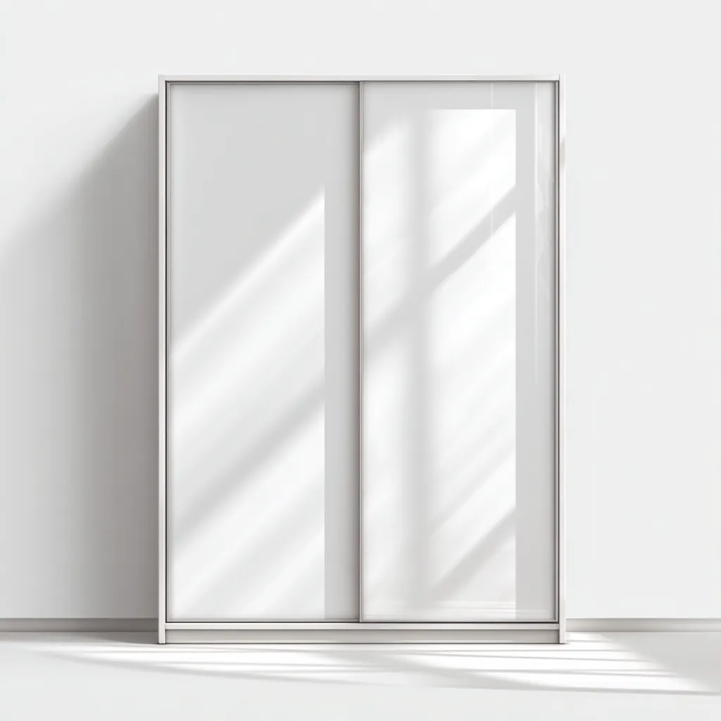 Kledingkast met schuifdeuren 150x60x210 cm - wit - hoogglans afwerking-Havenaro