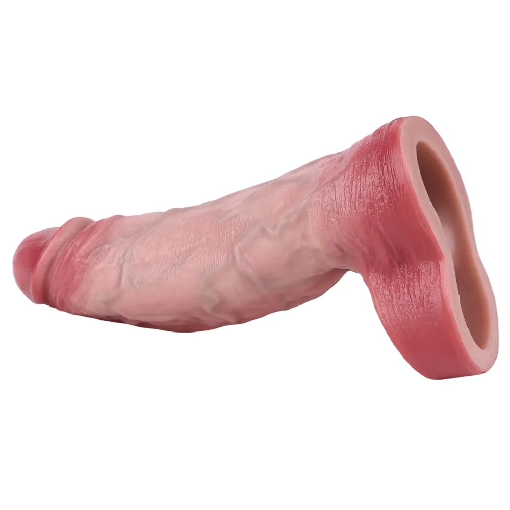 William 7.1 x 1.9in Realistic Silicone Dildo Penis Lengthening Sleeve
