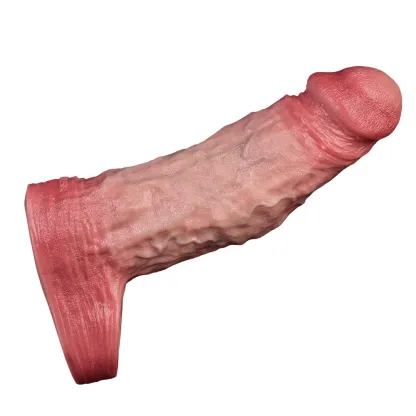 Noah 6.6 x 1.9 in Realistic Thickened Vibrating Penis Sleeve