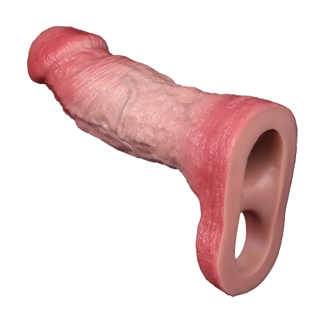 Benjamin 6.6 x 1.9 in Soft Dildo Penis Lengthening Sleeve