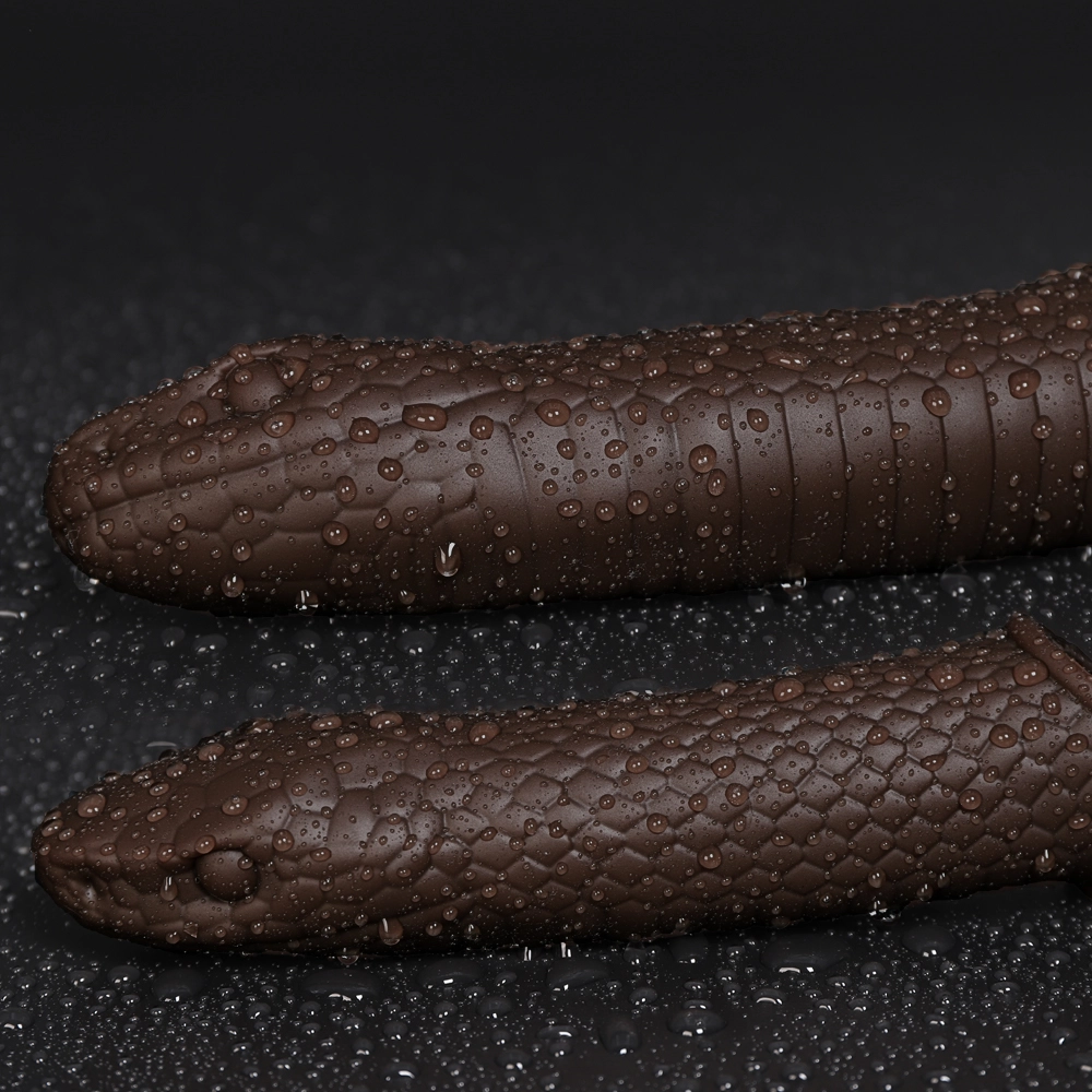 Fantasy Snake Wearing a Penis Penis Sleeve