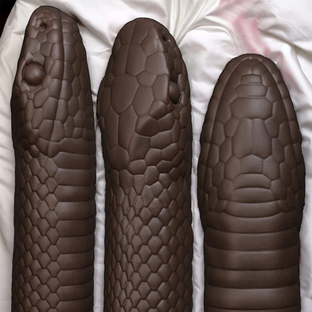 Fantasy Snake Wearing a Penis Penis Sleeve