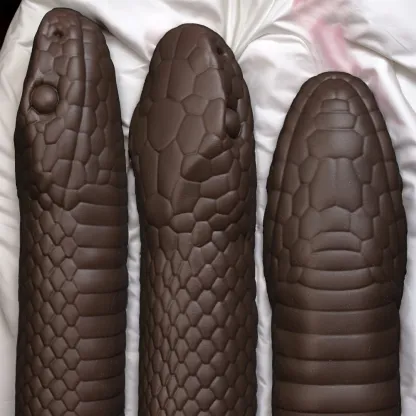 Fantasy Snake Wearing a Penis Penis Sleeve