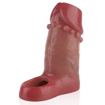 Luke 4.8 x 1.9 inch Soft Brown Open Penis Sheath