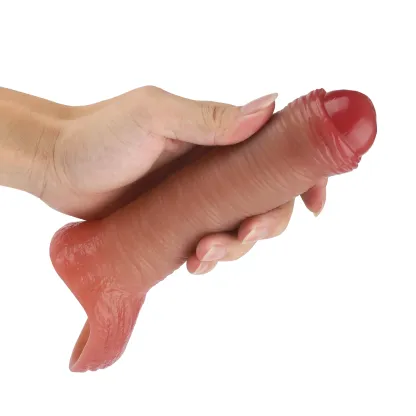 Joe 7.1 x 1.6 inch foreskin vibrating penis lengthening sleeve