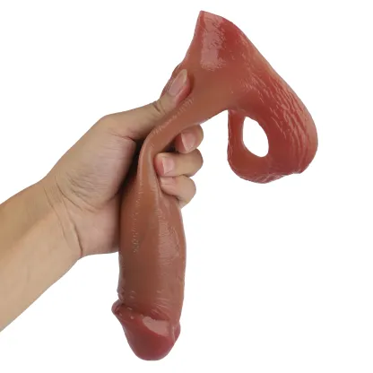 Peter 8.8x1.8 inch Realistic Remote Control Vibrating dildo Penis Cover