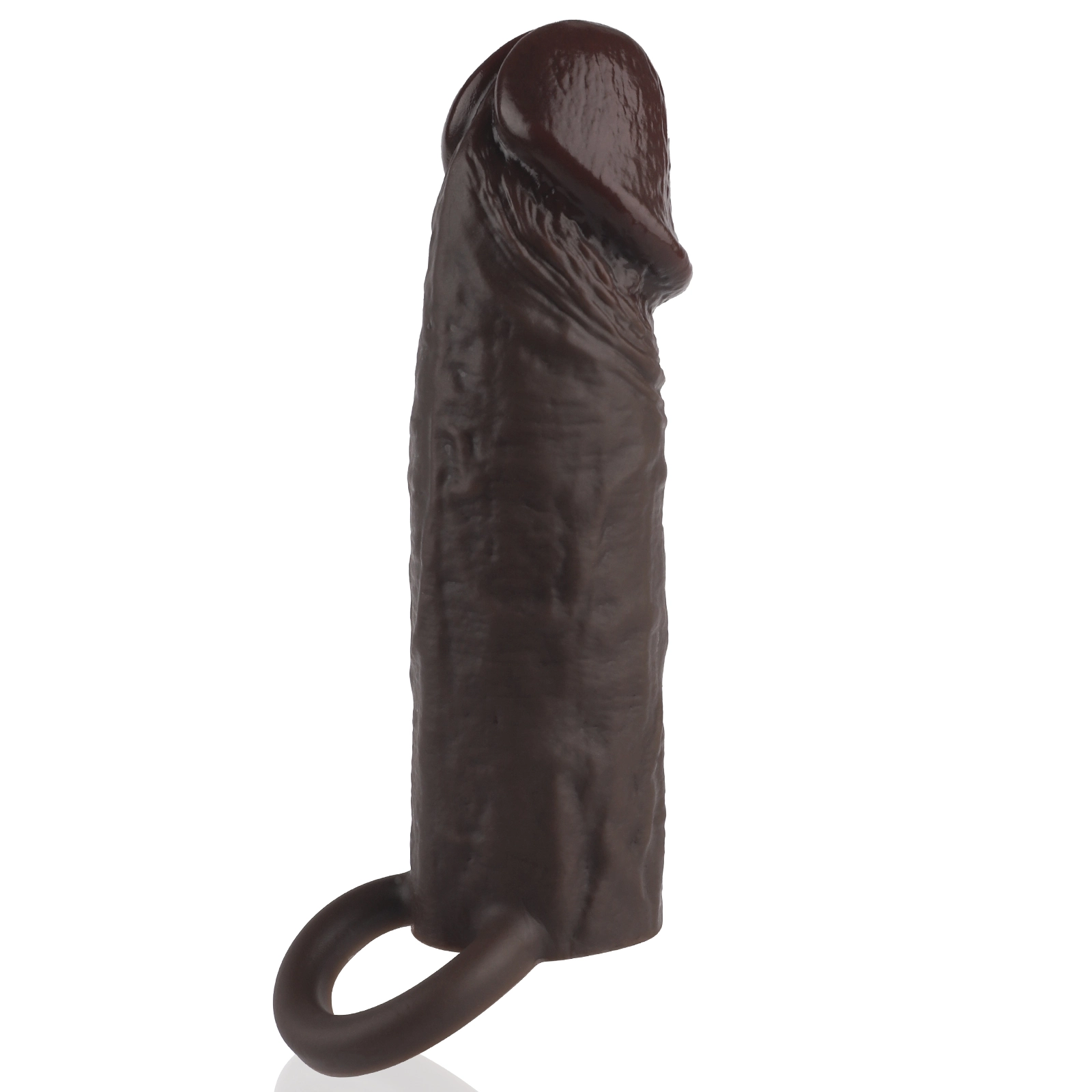 Corona 6.2 x 1.8 Brown-Black Realistic Penis Lengthening Sleeve