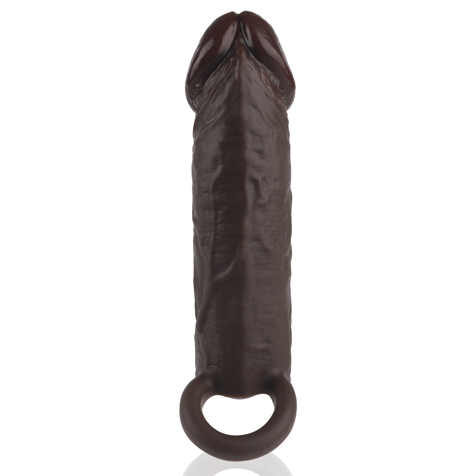Corona 6.2 x 1.8 Brown-Black Realistic Penis Lengthening Sleeve