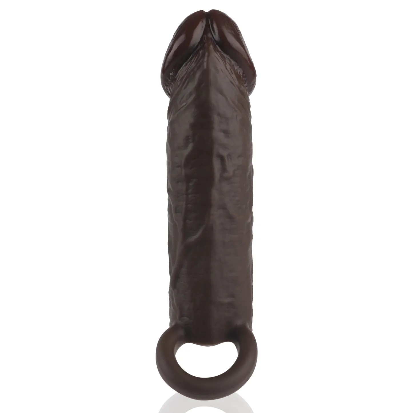 Corona 6.2 x 1.8 Brown-Black Realistic Penis Lengthening Sleeve