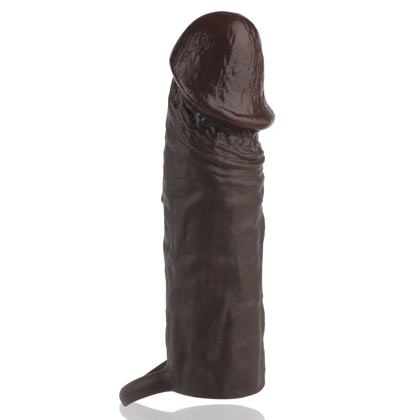 Corona 6.2 x 1.8 Brown-Black Realistic Penis Lengthening Sleeve