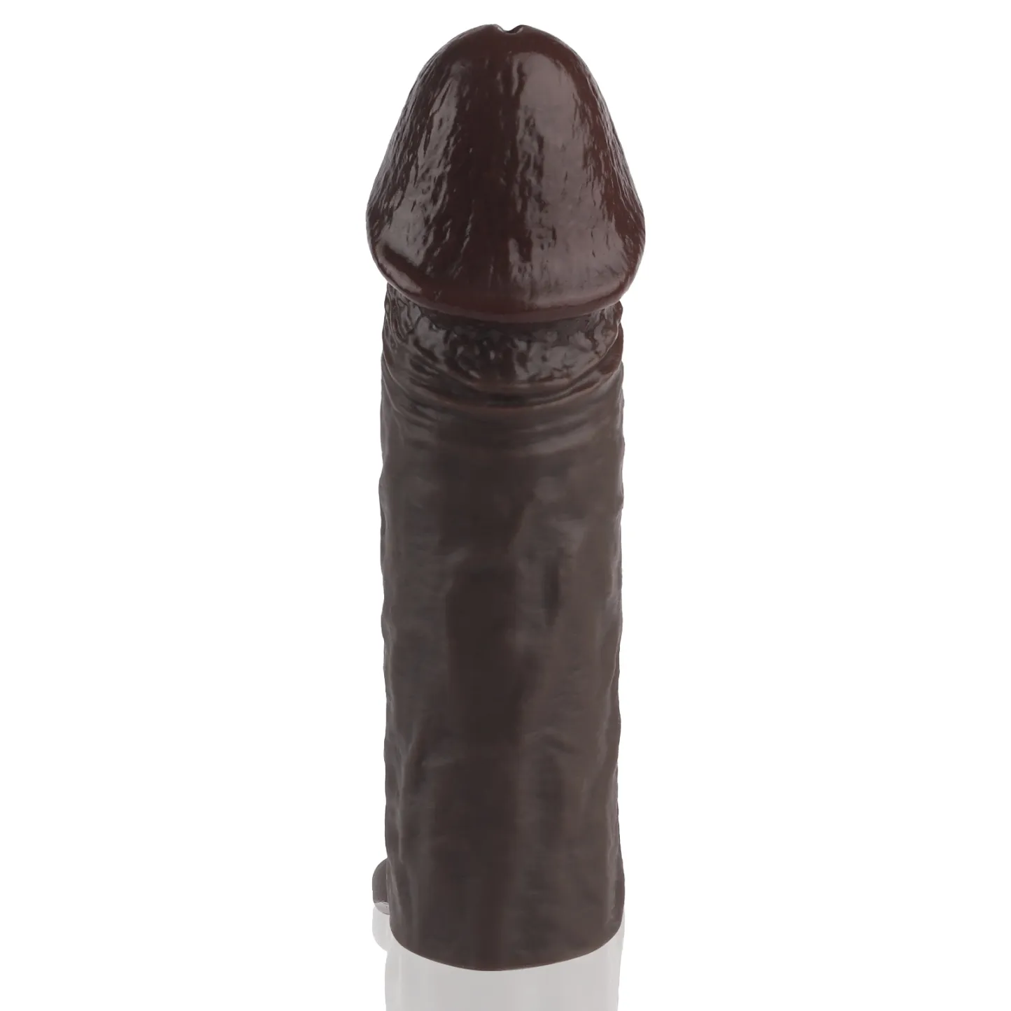 Corona 6.2 x 1.8 Brown-Black Realistic Penis Lengthening Sleeve
