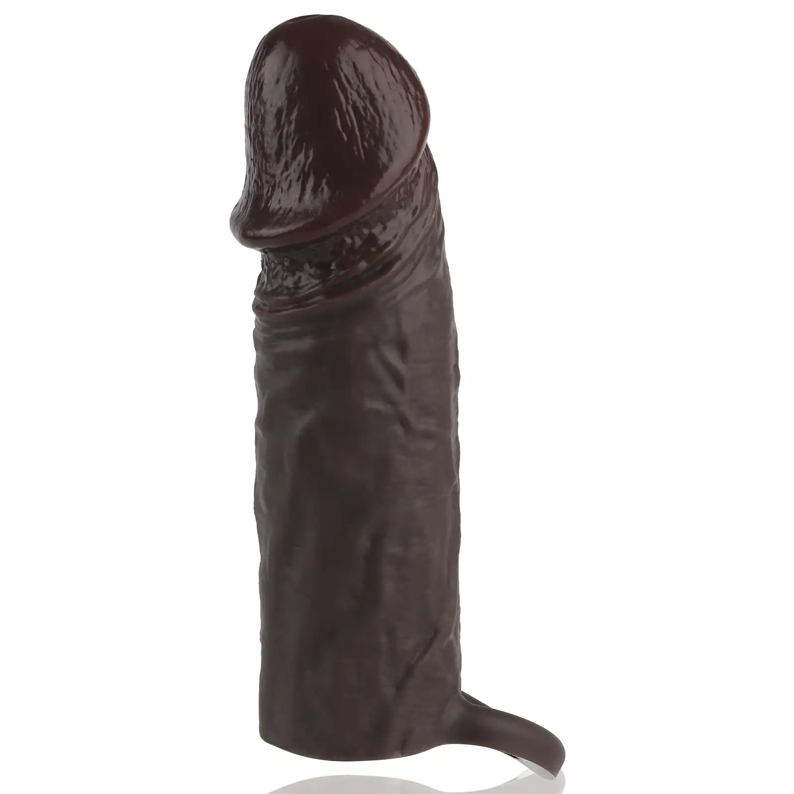 Corona 6.2 x 1.8 Brown-Black Realistic Penis Lengthening Sleeve