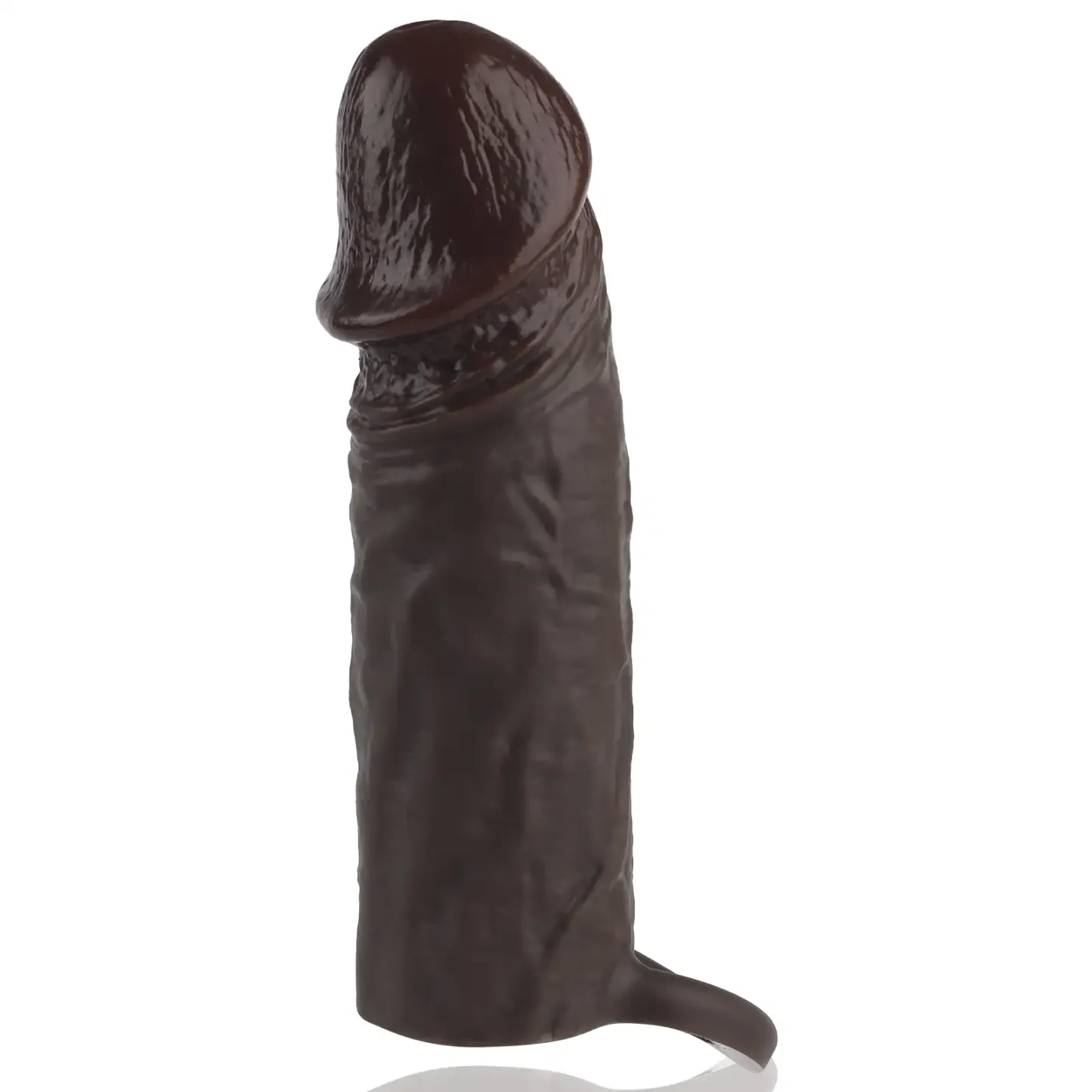 Corona 6.2 x 1.8 Brown-Black Realistic Penis Lengthening Sleeve