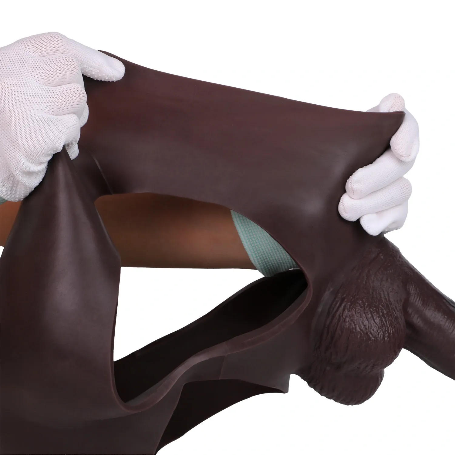 Byron 10 x 2 inch Realistic Black Giant Wearable Penis Lengthener