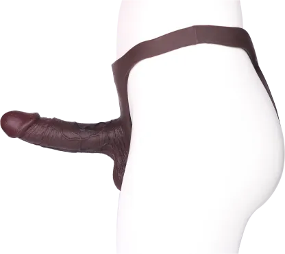 Robert 7.5 x 2 inch Black Wearable Thong Penis Sleeve