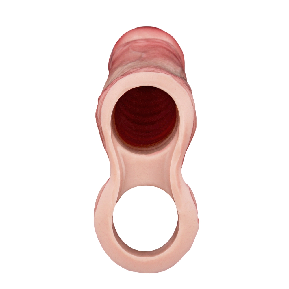 James 6.1 x 1.9 inch Male Open Penis Enlargement Sleeve