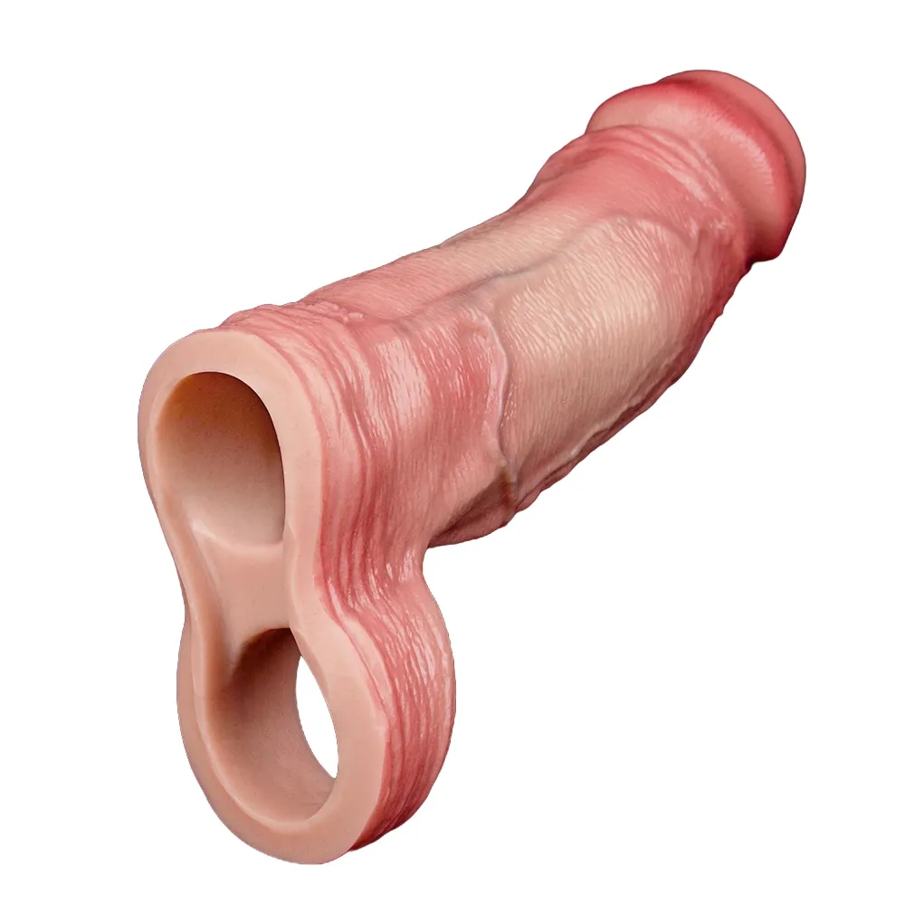 James 6.1 x 1.9 inch Male Open Penis Enlargement Sleeve