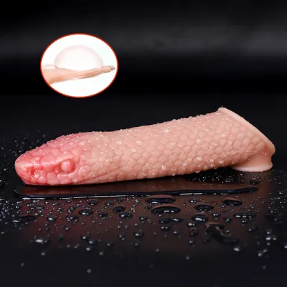Fantasy Snake Wearing a Penis Penis Sleeve