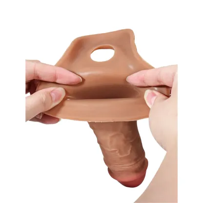 Kavin 6.6 x 1.6 inch Large Realistic Silicone Penis Sleeve