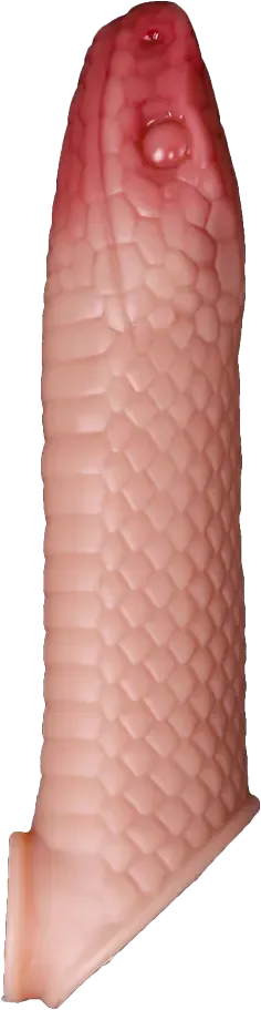 Fantasy Snake Wearing a Penis Penis Sleeve