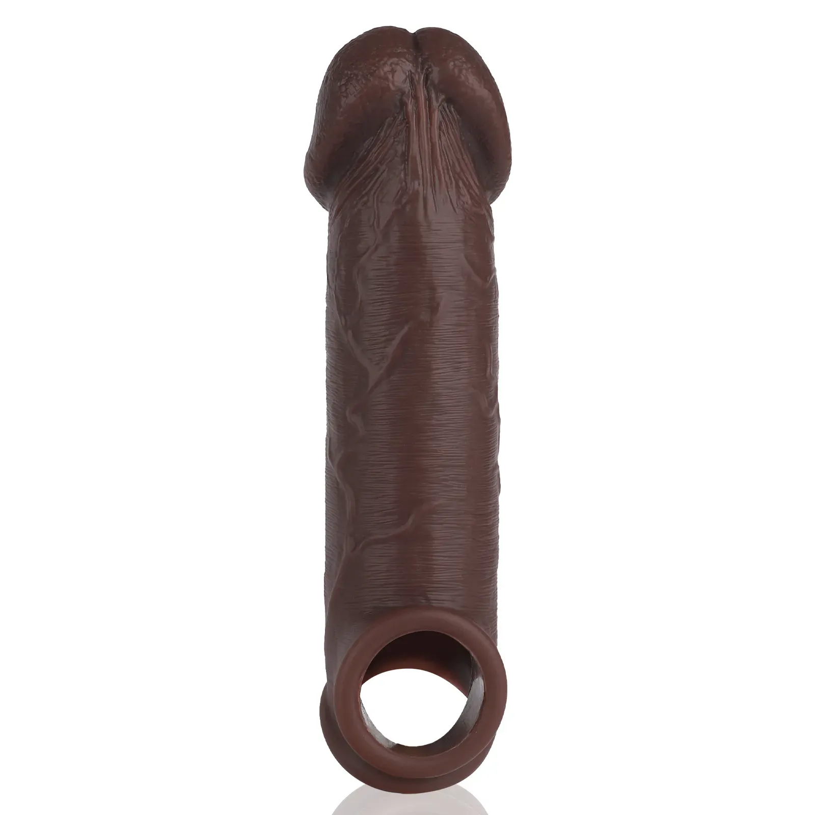 Jason 8.5 x 2in Best Realistic Black Dildo penis sleeve