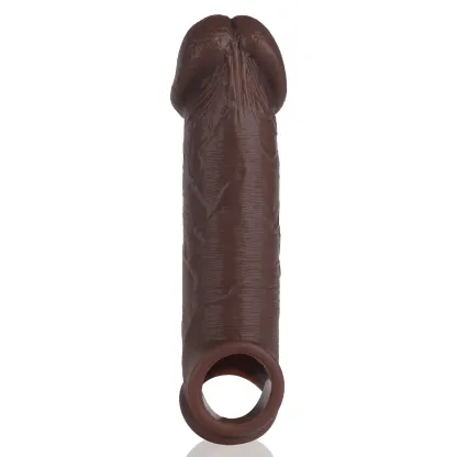 Jason 8.5 x 2in Best Realistic Black Dildo penis sleeve
