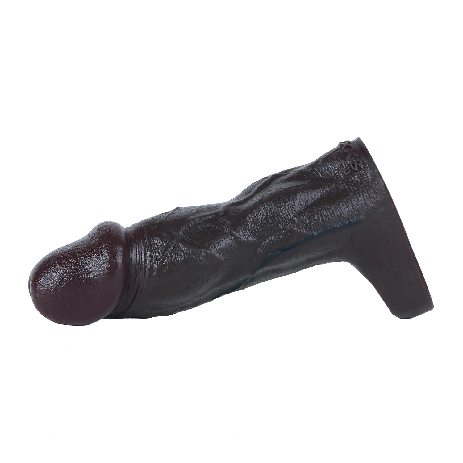 Martin 6.2x 1.7in Black Silicone Realistic Penis Sleeve