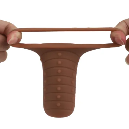 Richard 5.39x1.81in Silicone Open Penis Enlargement Sleeve