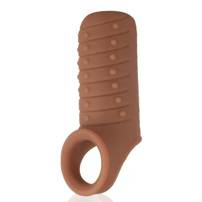 Richard 5.39x1.81in Silicone Open Penis Enlargement Sleeve