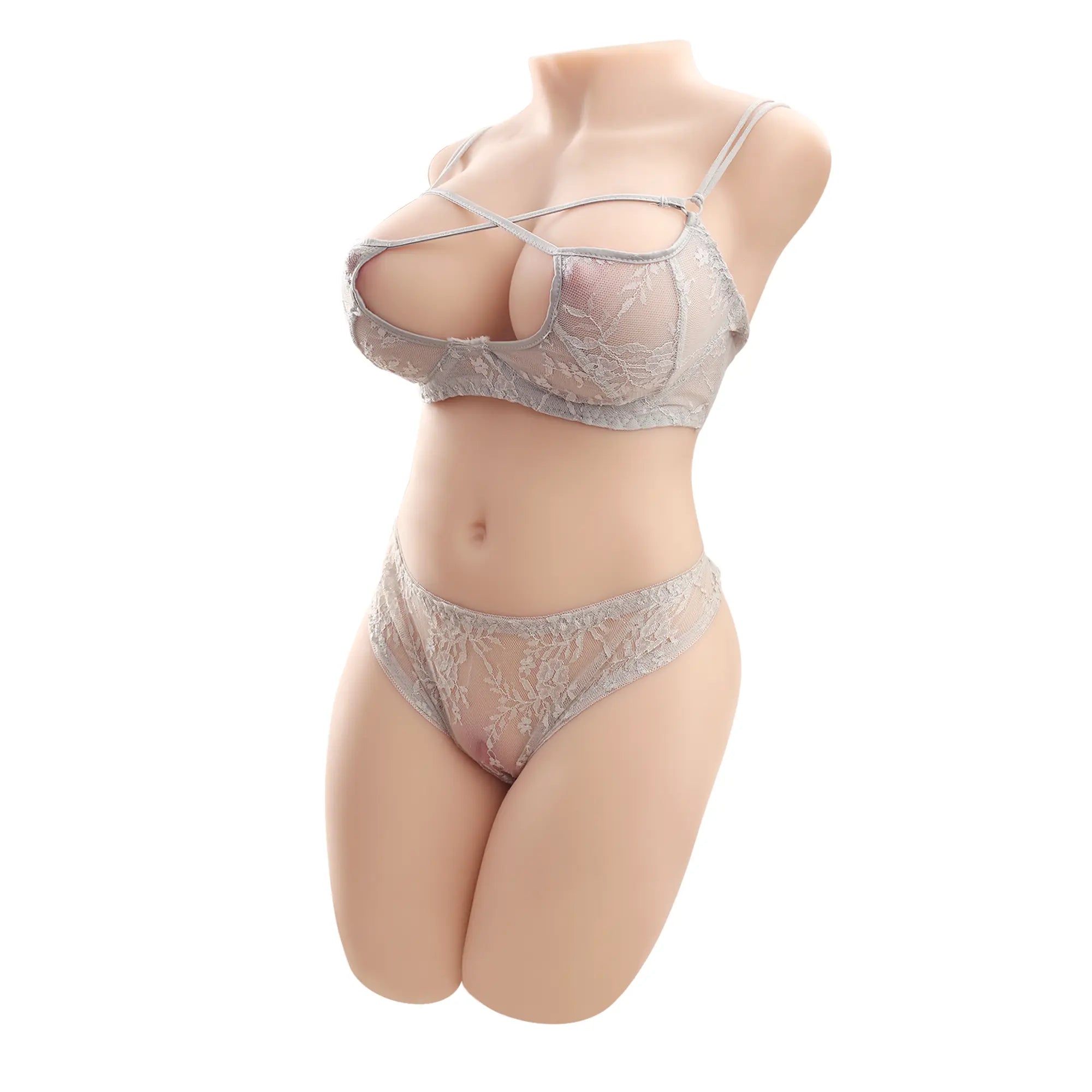 (20.32lb) Curvy Lightweight 55cm Sex Doll Torso&Plump Breasts&Large round nipples