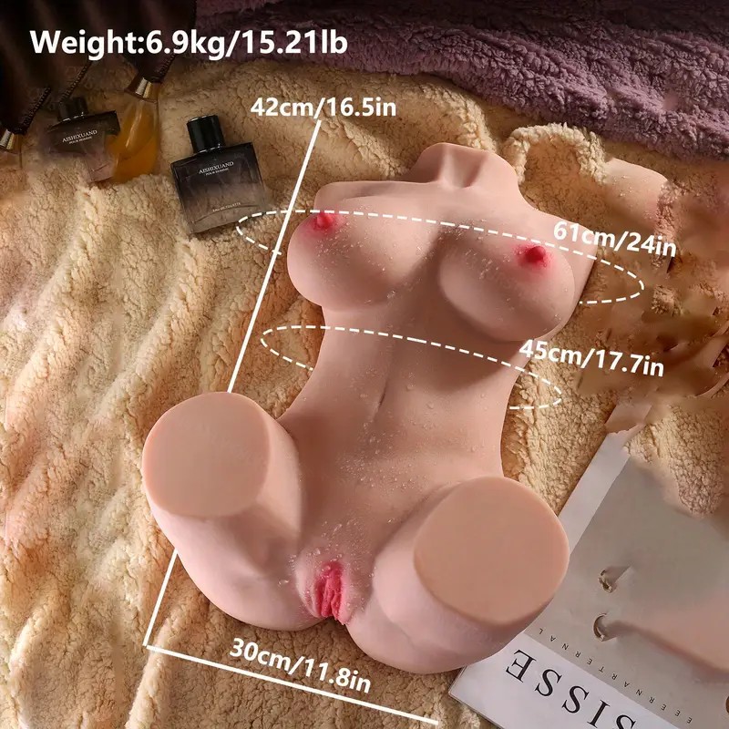 Compact 42CM TPE Sex Doll Torso – Realistic Half Body Design YQDOLL