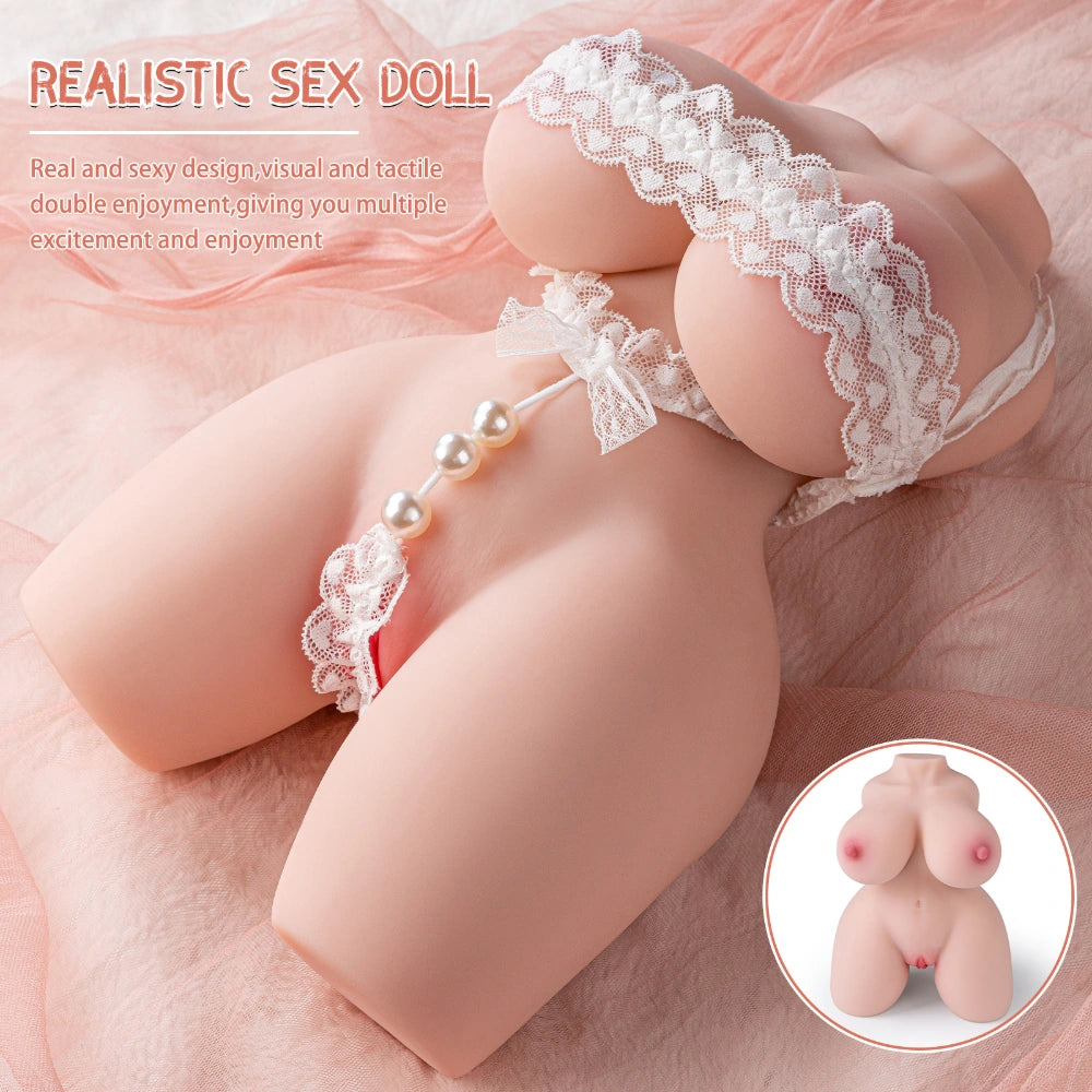 7.45lb/30cm-Badonkadonk Papaya Breast Cheap Torso Sex Doll