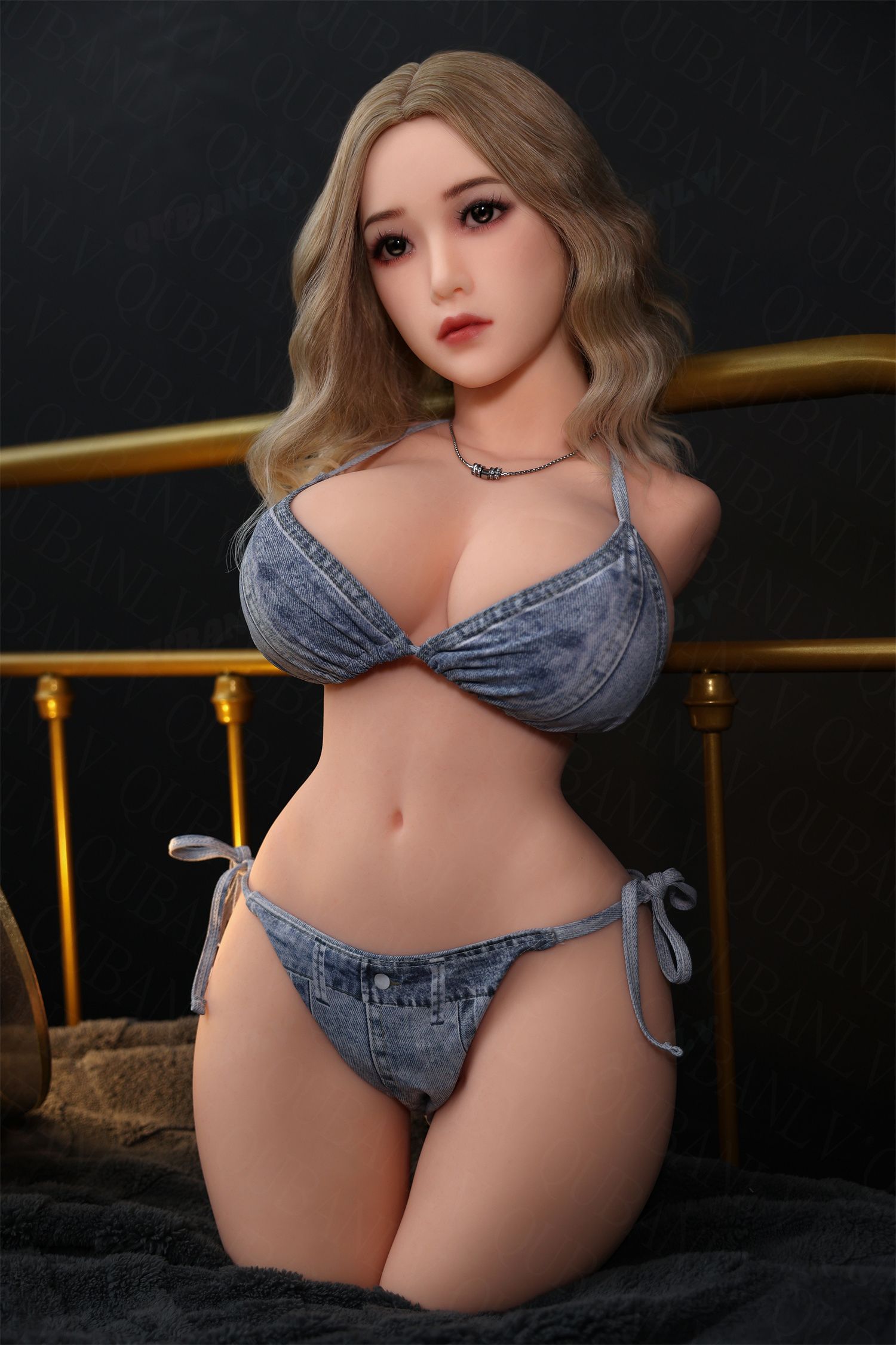 Realistic 85CM TPE Torso Sex Doll with Head – Lifelike Half Body Design YQDOLL