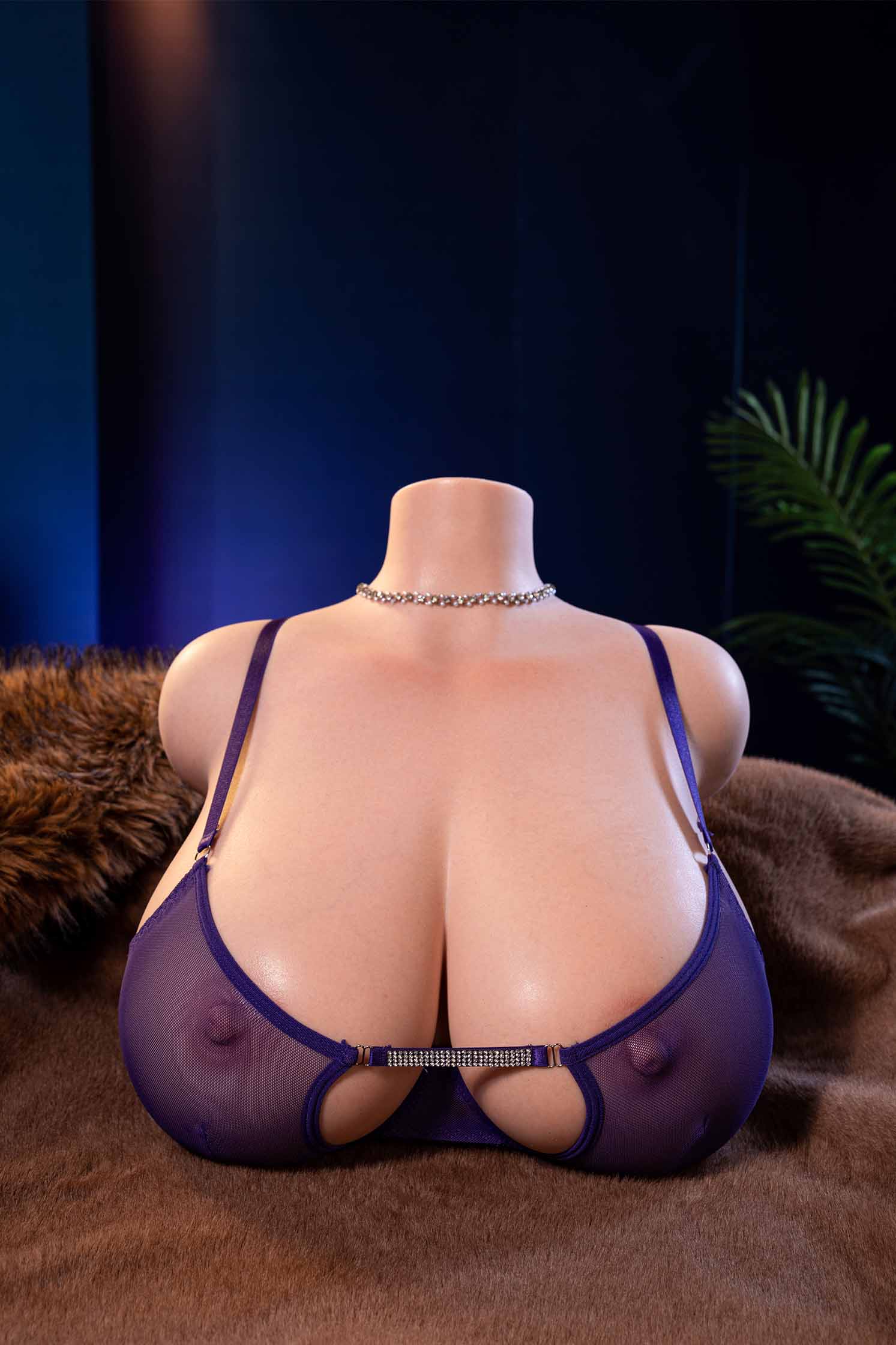 Best 3 in 1 Paizuri Sex Toy Big Breast Silicone Torso with 3D Vaginal & Anal Channels