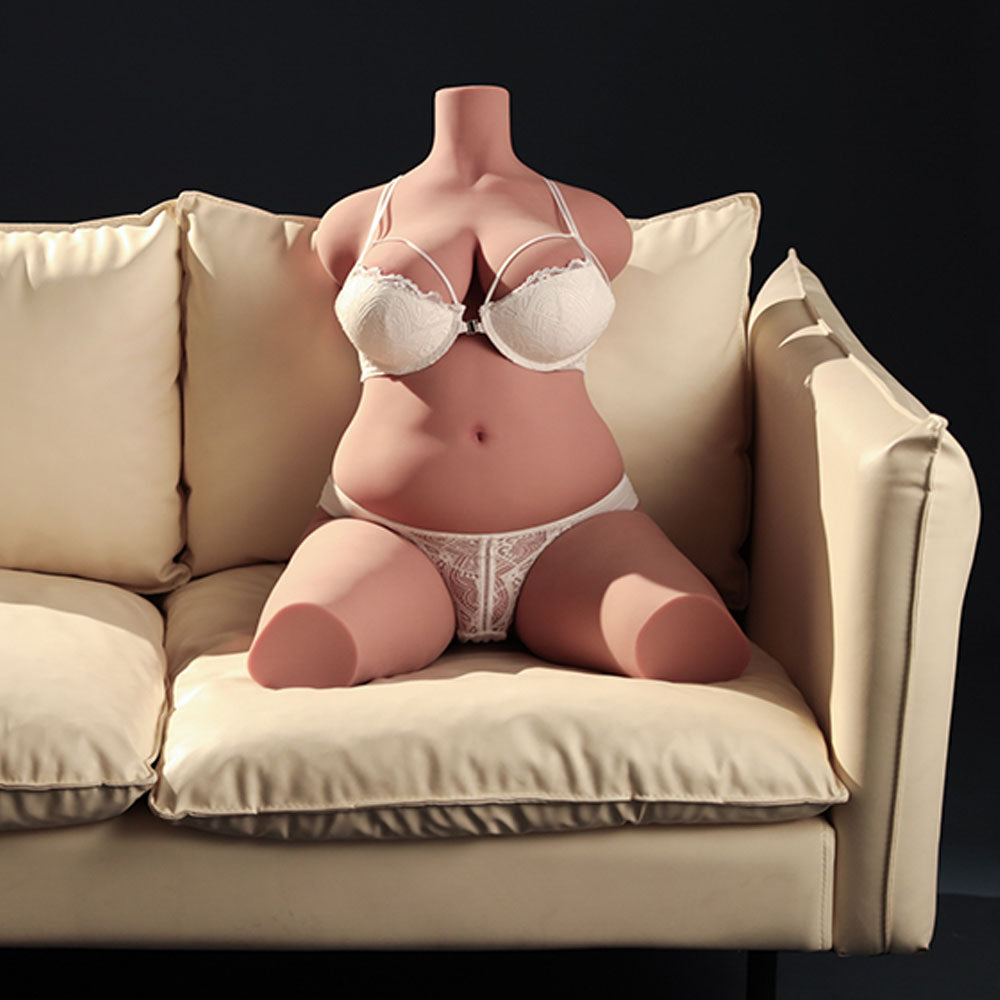 T8（62lb) Black-Luxury Lifesize Sex Doll Torso BBW
