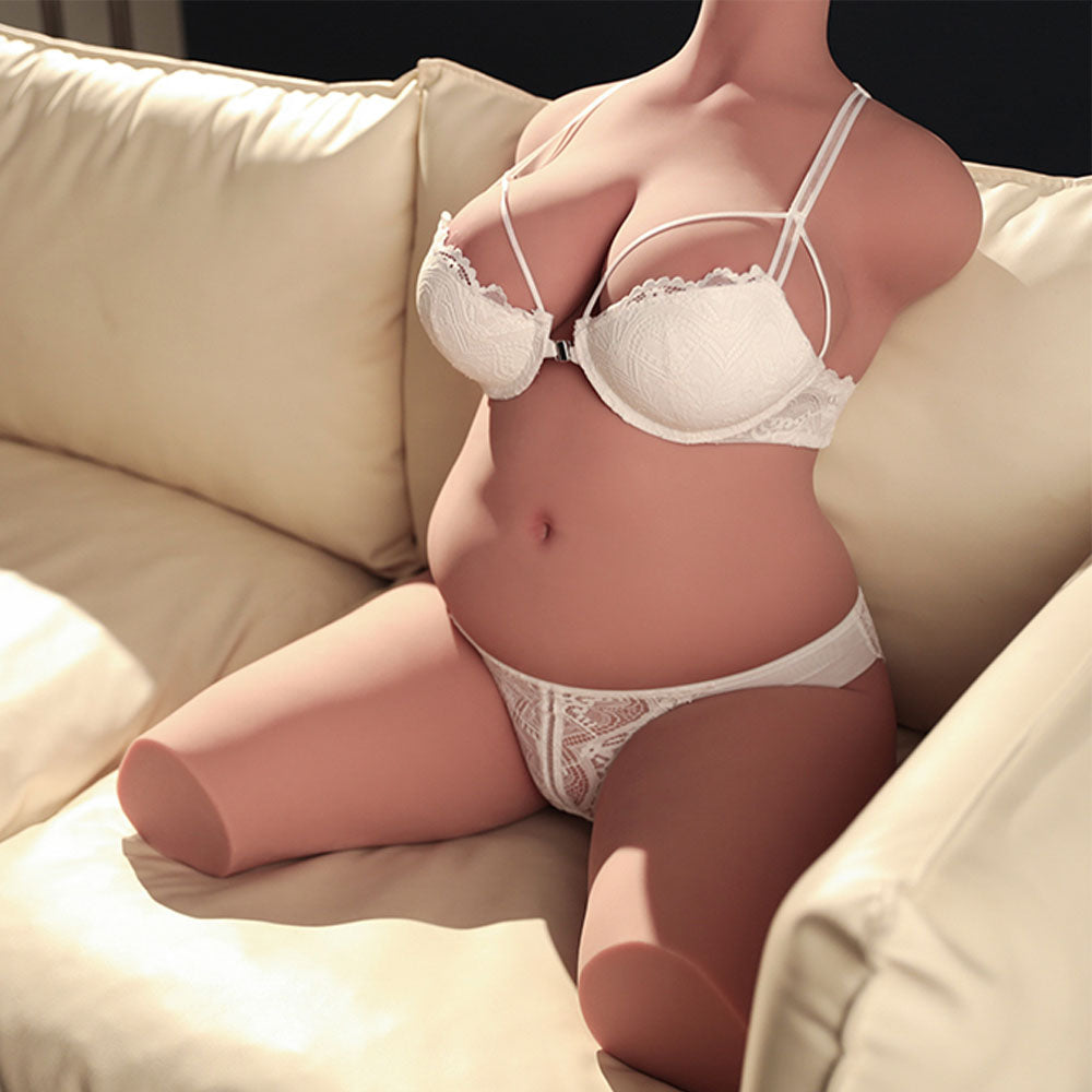 T8（62lb) Black-Luxury Lifesize Sex Doll Torso BBW