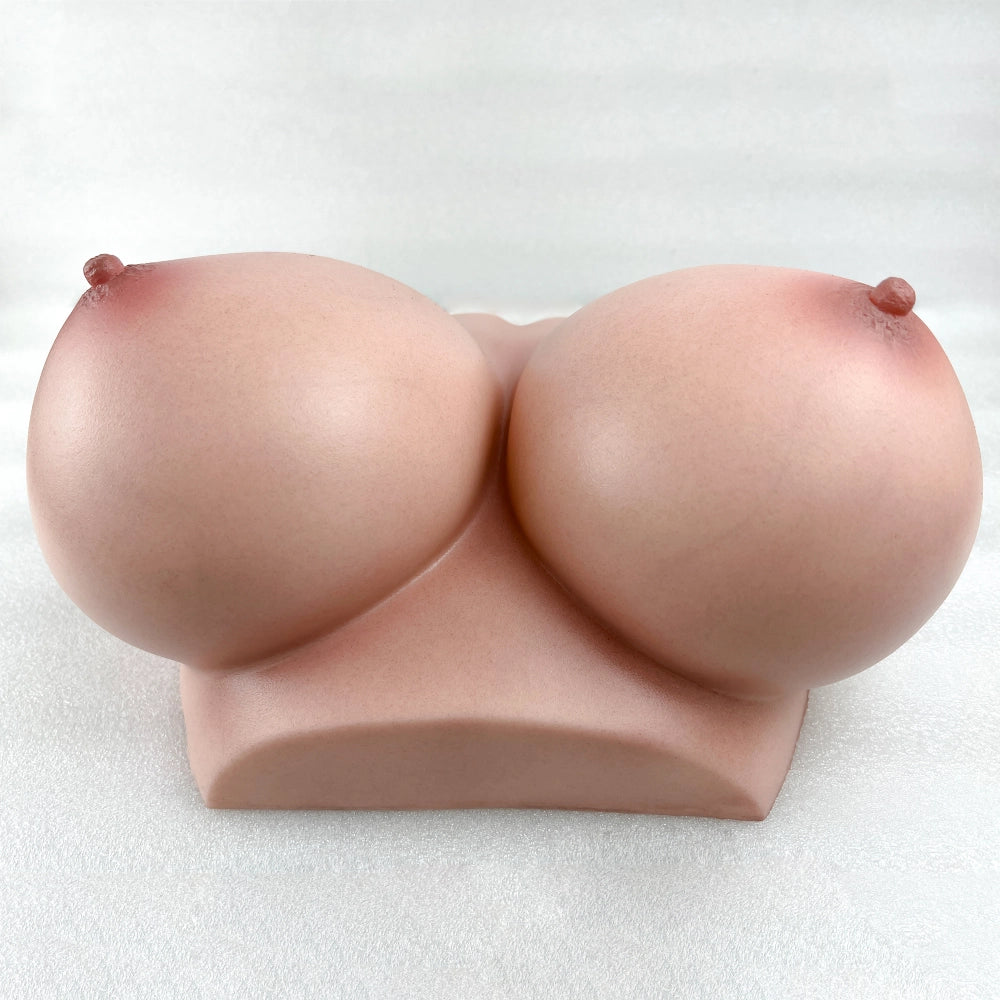 B37-14.8lb/Full Bust: 33.8inch-Cinnamon Silicone  Boob Job Breast Sex Titty Fucking Mammary Intercourse Sex Toy Titjob