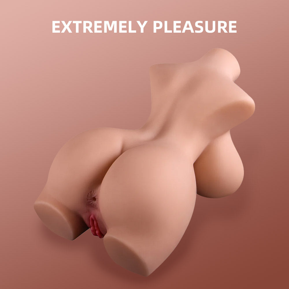 6.61lb Big Boobs Mini Best Cheap BBW Sex Doll Torso|QSX