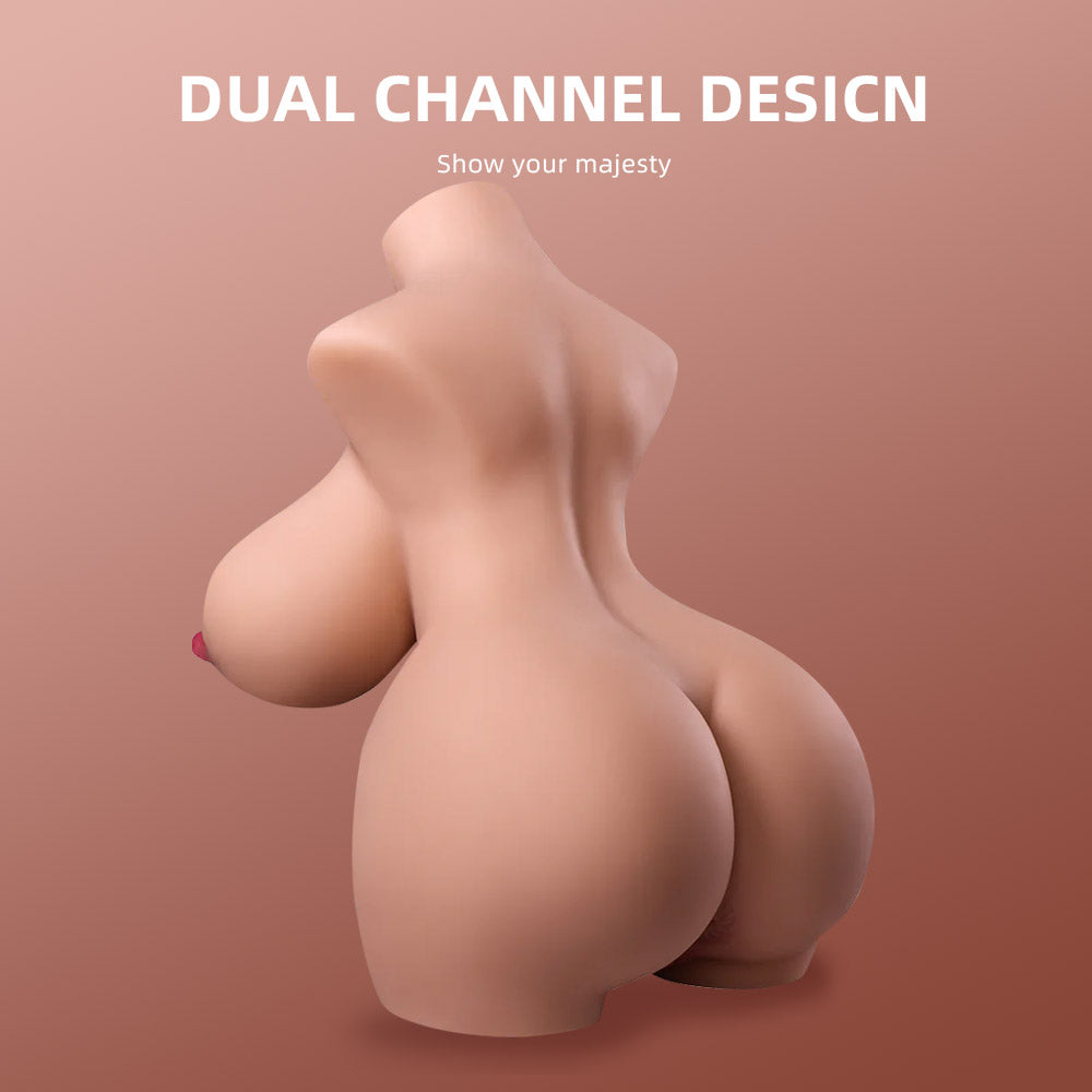 6.61lb Big Boobs Mini Best Cheap BBW Sex Doll Torso|QSX