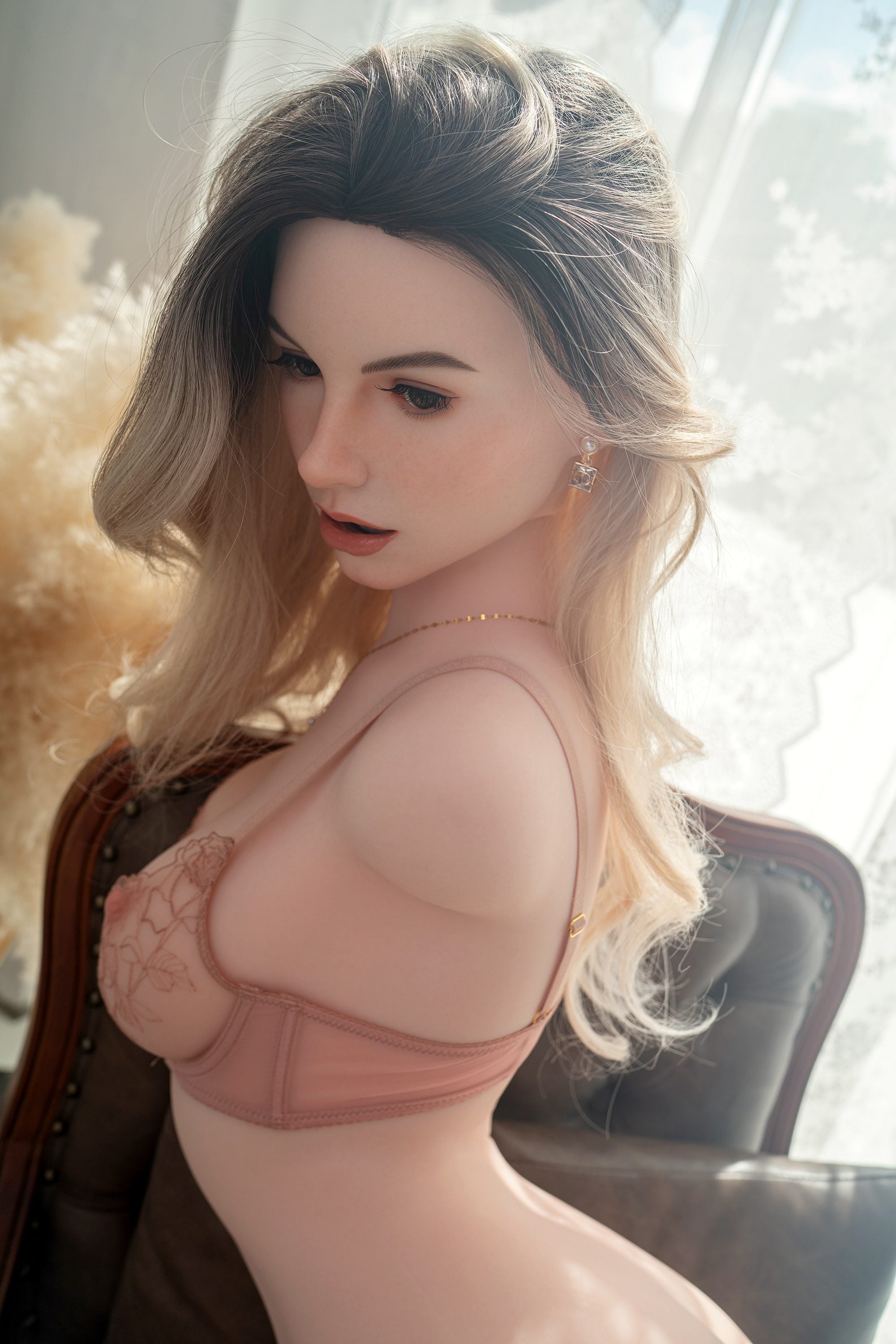 117cm/3ft10 E-cup Realistic White Curvy SLE Sex Doll Torso ZXE206_W2USA STOCK