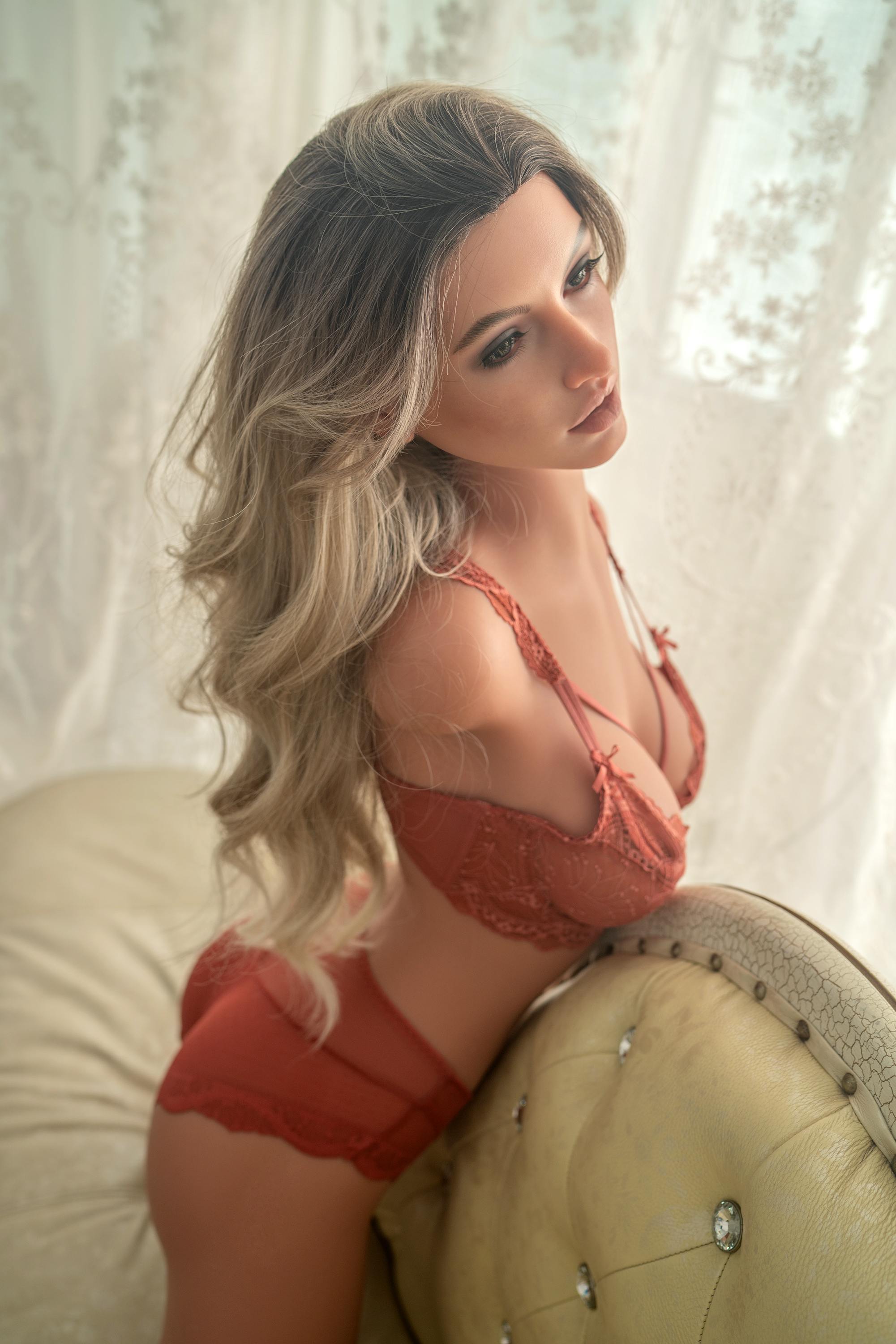 117cm/3ft10 E-cup Realistic Tan Curvy SLE Sex Doll Torso ZXE216_1USA STOCK