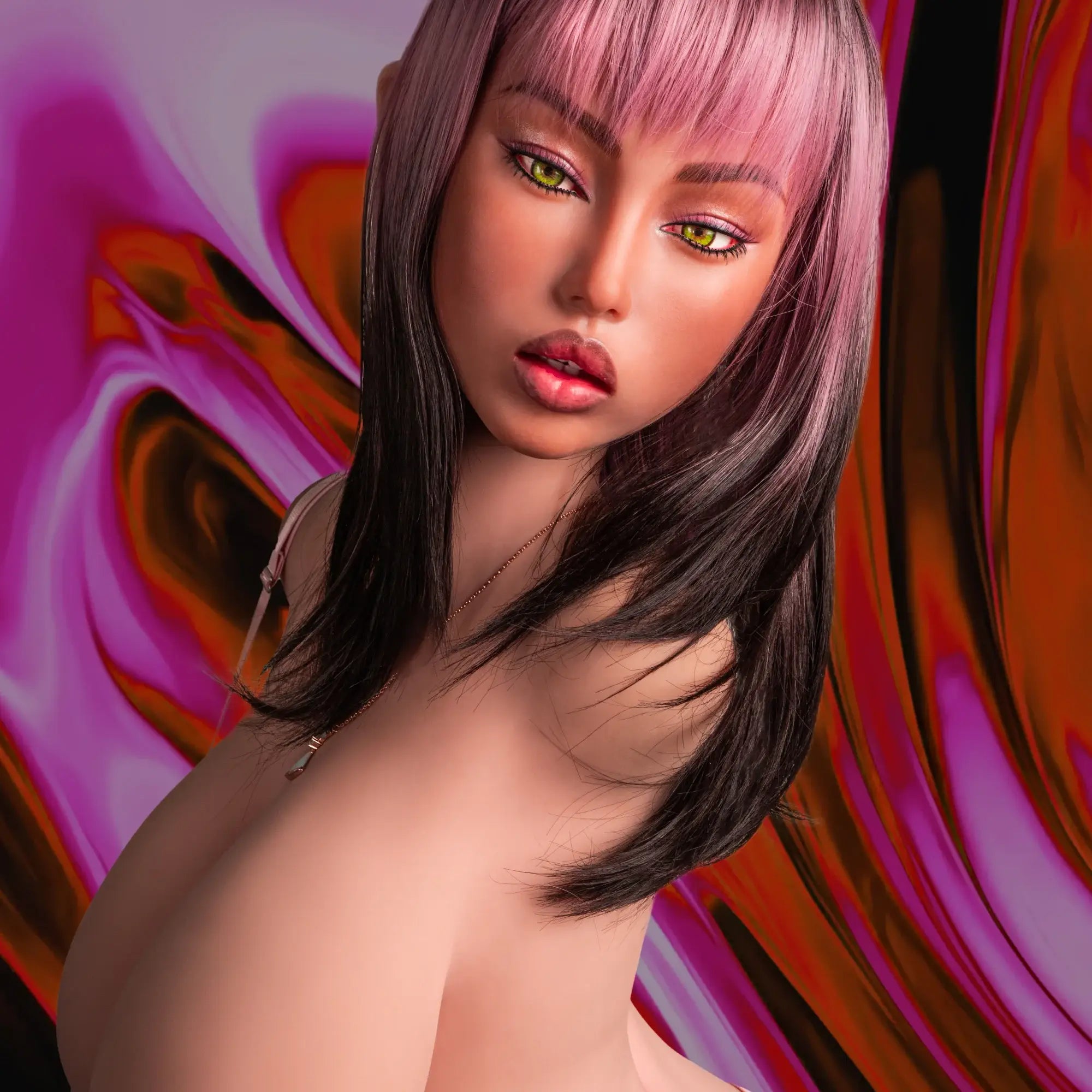 Real-life skin. smooth and elastic