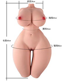 68CM Realistic TPE Sex Doll Torso – Curvy Half Body Design YQDOLL