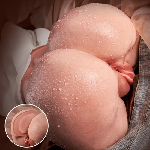 Luna 12.12lbs Ultra-Soft Jelly Butt: Dual-Layer Realistic Silicone, Odorless & Heavy-Duty Design